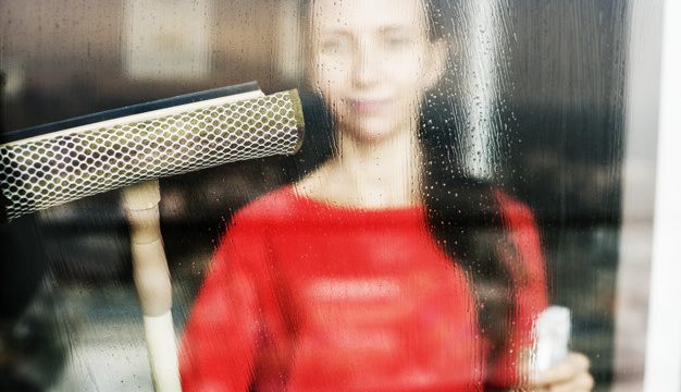 Woman Cleaning