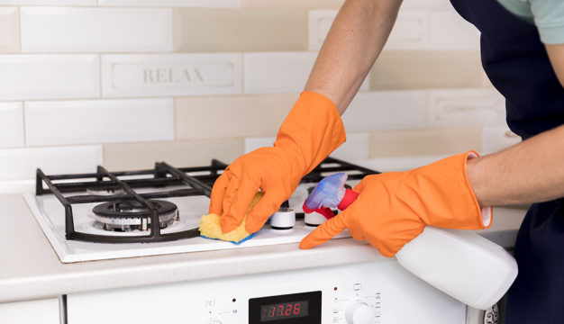 Stove cleaning