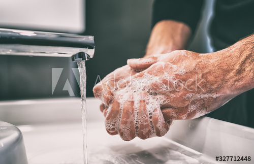 Washing hands