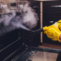 Oven cleaning