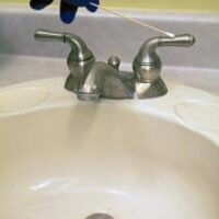 Water tap cleaning