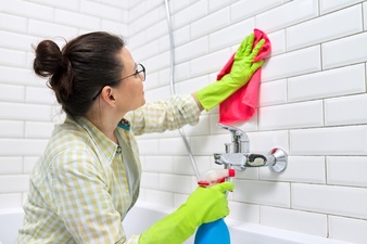 bathroom cleaning